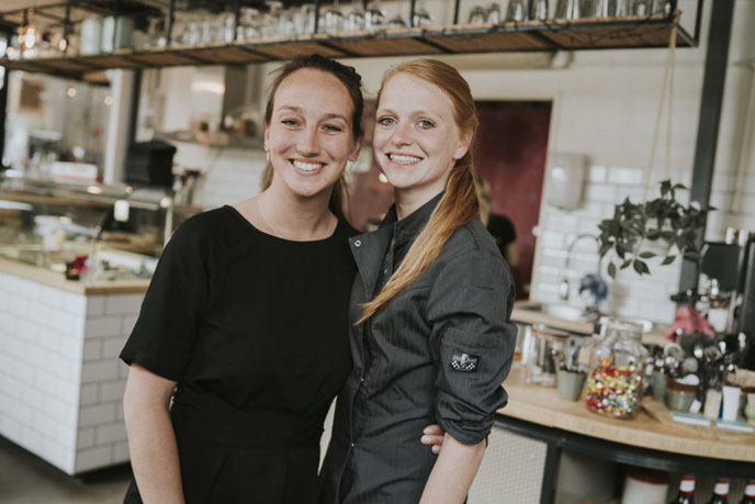 Saskia Zwijsen  en Martine van Leeuwen